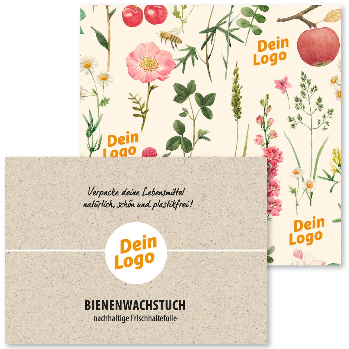 Bienenwachstuch mit Logo_15x15cm_Streuobstwiese_Zeichenfläche 1