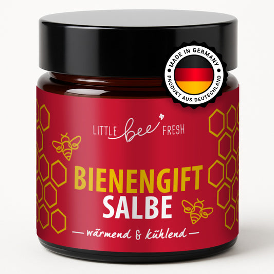 Bienengiftsalbe wärmend & kühlend – wohltuende Pflege für Rücken, Nacken & Gelenke
